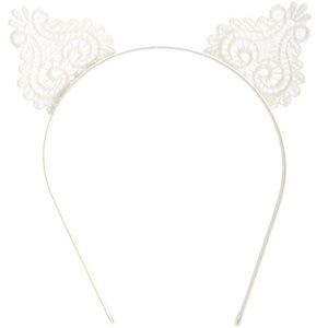 charlotte russe lace cat ears headband ♡